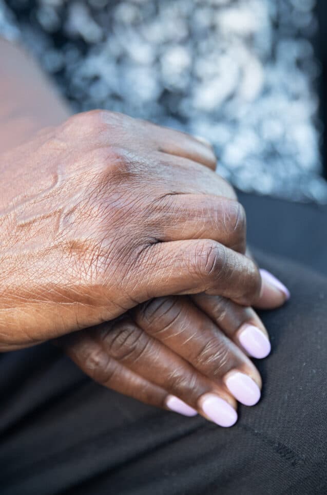 holding hands