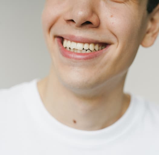 person smiling