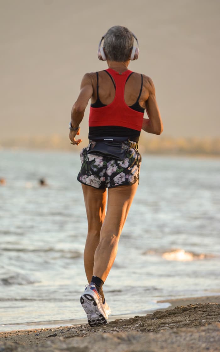 person running